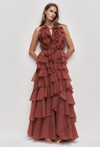 BLACK TIE GOWN - GOLD SHIMMER